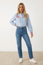 Load image into Gallery viewer, Emily floral embroidered shirt