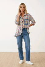 Load image into Gallery viewer, Kiko One of one Re worked checked shirt