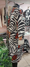 Load image into Gallery viewer, Kiki zeba funky print padded coat