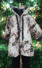 Load image into Gallery viewer, Kiki molted mix padded hooded jacket