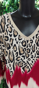 Kiko Italian print v top