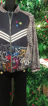 Load image into Gallery viewer, Kiki rcok tiger print suede feel bomber