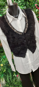 Kiko furry vest 2 piece combo