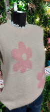 Load image into Gallery viewer, Sale flower vest pink