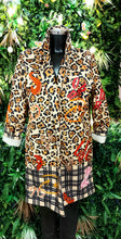 Load image into Gallery viewer, Ally animal mix print coat