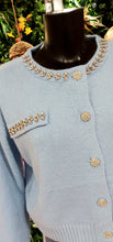 Load image into Gallery viewer, Cici powder blue buttons cardi