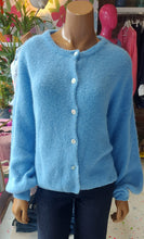 Load image into Gallery viewer, Abbo powder blue knit cardigan
