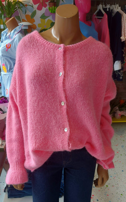 Abbi baby pink cardigan