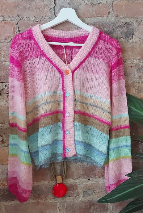 Heidi light knit mulit cardi