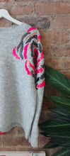 Load image into Gallery viewer, Heidi dove grey knit sequin sweater