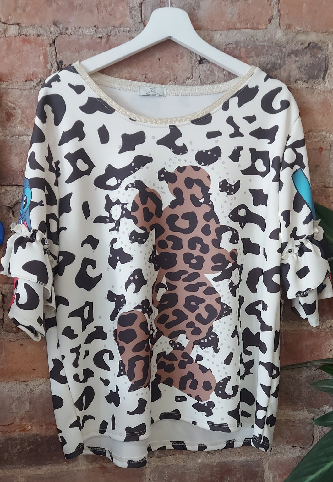 Heidi Mickey and Snoopy light top
