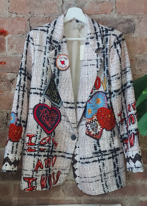 Hayley funky print jacket