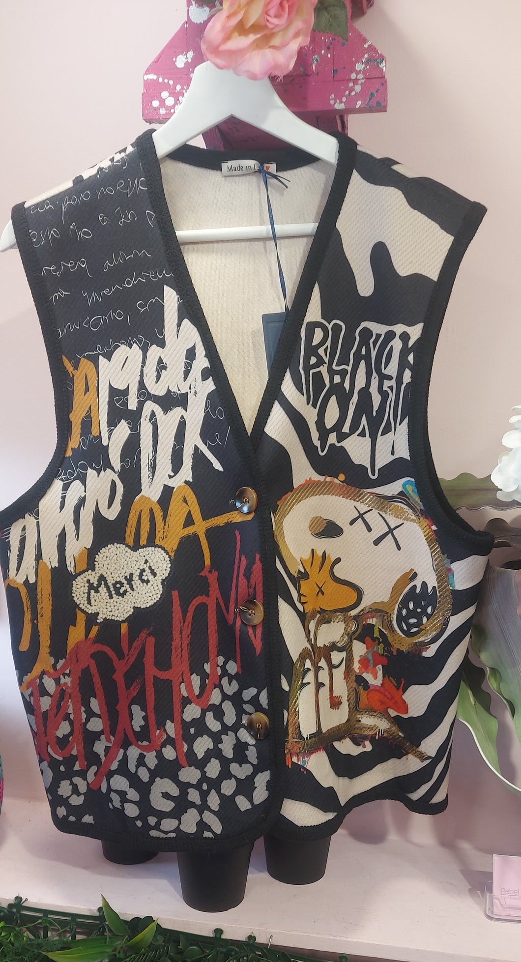 Snoopy fun waistcoat