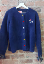 Load image into Gallery viewer, Tilly navy knit doggie cardi