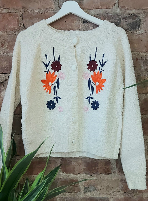 Ellie flowers soft cardi