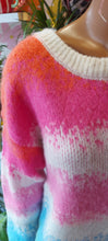 Load image into Gallery viewer, Kiki multi knit colourful sweater knit