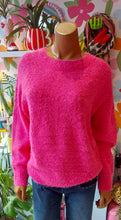 Load image into Gallery viewer, Kiki soft knit hot pink soft sweater