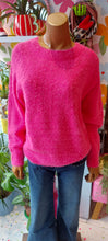 Load image into Gallery viewer, Kiki soft knit hot pink soft sweater