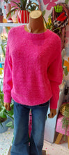 Load image into Gallery viewer, Kiki soft knit hot pink soft sweater