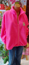 Load image into Gallery viewer, Sofia hot pink casual fleece