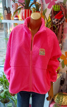Load image into Gallery viewer, Sofia hot pink casual fleece
