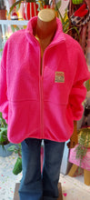 Load image into Gallery viewer, Sofia hot pink casual fleece