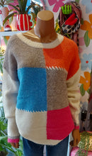 Load image into Gallery viewer, Kiki patch courful knot sweater