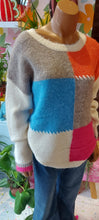 Load image into Gallery viewer, Kiki patch courful knot sweater