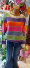 Load image into Gallery viewer, Kiki multi striped rainbow sweater