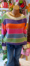 Load image into Gallery viewer, Kiki multi striped rainbow sweater