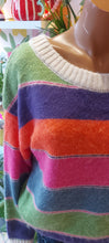 Load image into Gallery viewer, Kiki multi striped rainbow sweater