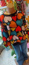 Load image into Gallery viewer, Kiki mulit heart knit sweater