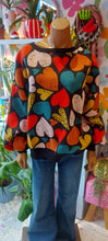 Load image into Gallery viewer, Kiki mulit heart knit sweater