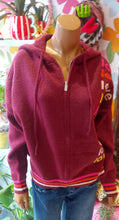 Load image into Gallery viewer, Kiki multi colour love love knitted zip hoodie
