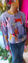 Load image into Gallery viewer, Mollie doggie lilac knot cardi