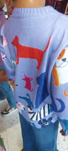 Load image into Gallery viewer, Mollie doggie lilac knot cardi