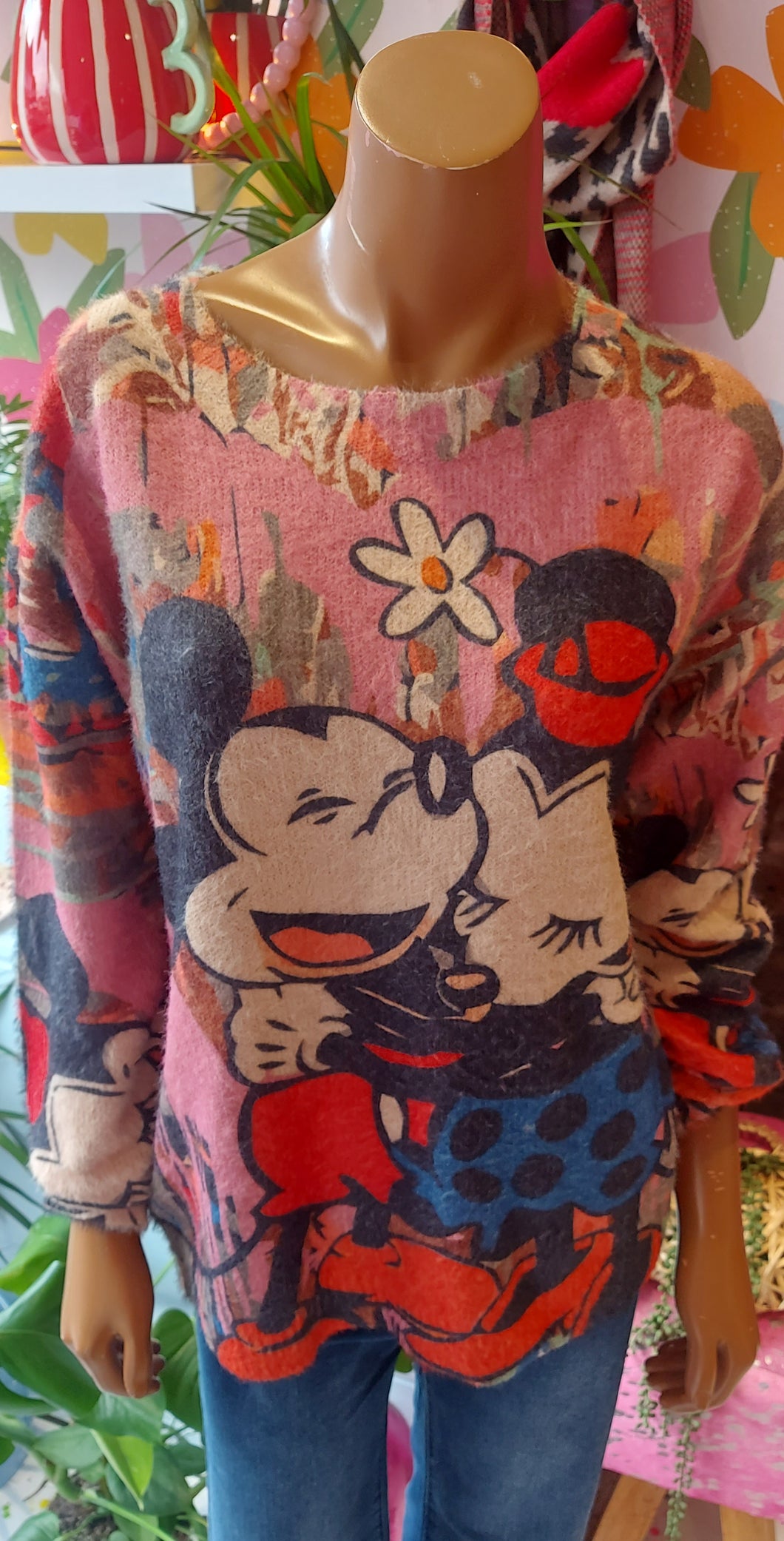 Mollie cartoon knit sweater