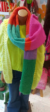 Load image into Gallery viewer, Soft cosy colourful scarf
