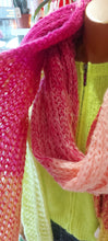 Load image into Gallery viewer, Multi colour knit stripe scarf