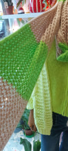 Load image into Gallery viewer, Stripey lime and taupe