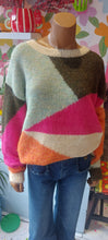 Load image into Gallery viewer, Eliie mix knit sweater