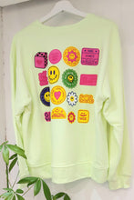Load image into Gallery viewer, Pippa bright lemon print fun sweatshirt