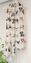 Load image into Gallery viewer, Pippa doggie print cotton scarf