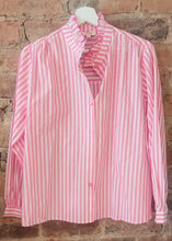 Load image into Gallery viewer, Ella love heart stripe shirt baby pink