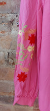 Load image into Gallery viewer, Ella fushia embroidered sleeve blouse