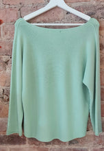 Load image into Gallery viewer, Ella mint green strawberry knit Summer sweater