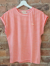 Load image into Gallery viewer, Ella Rosy pink red stripe T shirt