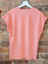 Load image into Gallery viewer, Ella Rosy pink red stripe T shirt