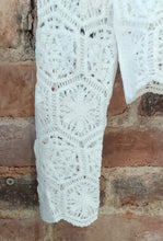 Load image into Gallery viewer, Elli Summer white lace crichet cardigan