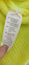 Load image into Gallery viewer, Nessa neon yellow knit short sleeved cardigan